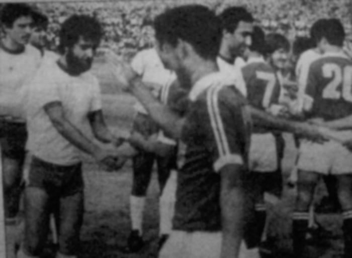 2010年青海大学足球队,1984年中国队击败阿根廷