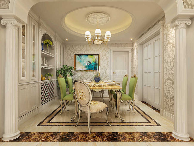 给家不一样的品味，紫禁长安189㎡简欧风格！