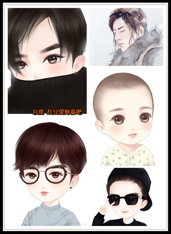 明星Q版形象，真人卡通哪个更萌？