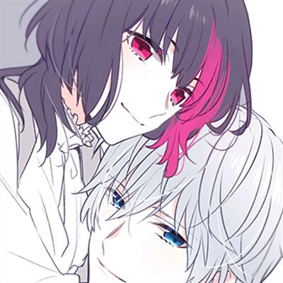 不明显的情侣头像动漫图自取,无水印情侣头像甜蜜双人图文