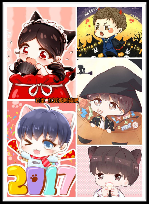 明星Q版形象，真人卡通哪个更萌？