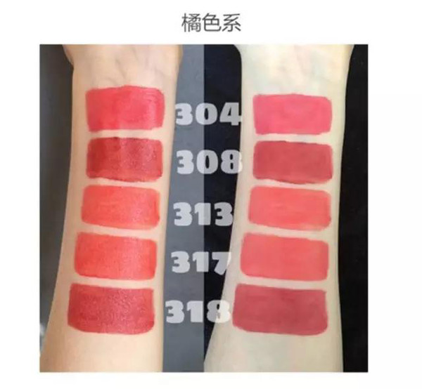 纪梵希唇膏小羊皮100号试色,纪梵希高定唇膏63号试色