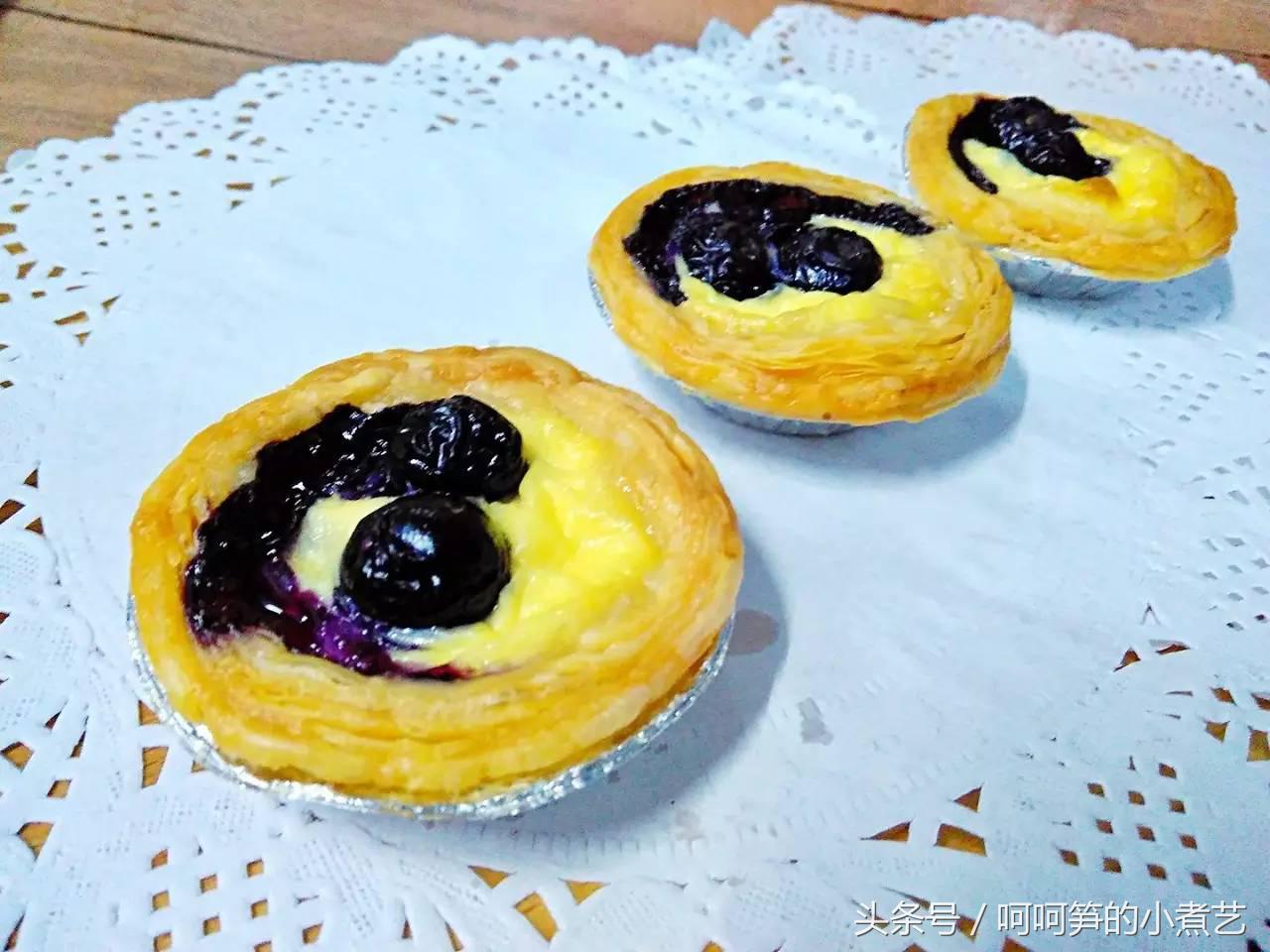 植树节，春游去~蓝莓蛋挞