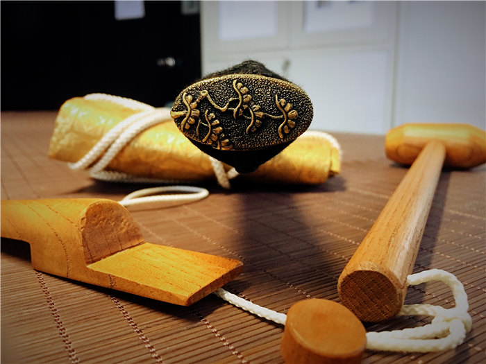 日本刀鉴赏松柏梧桐侟美浓系打刀古法研磨