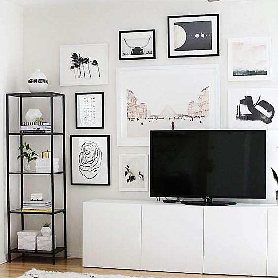 90平极简北欧风,北欧现代极简沙发