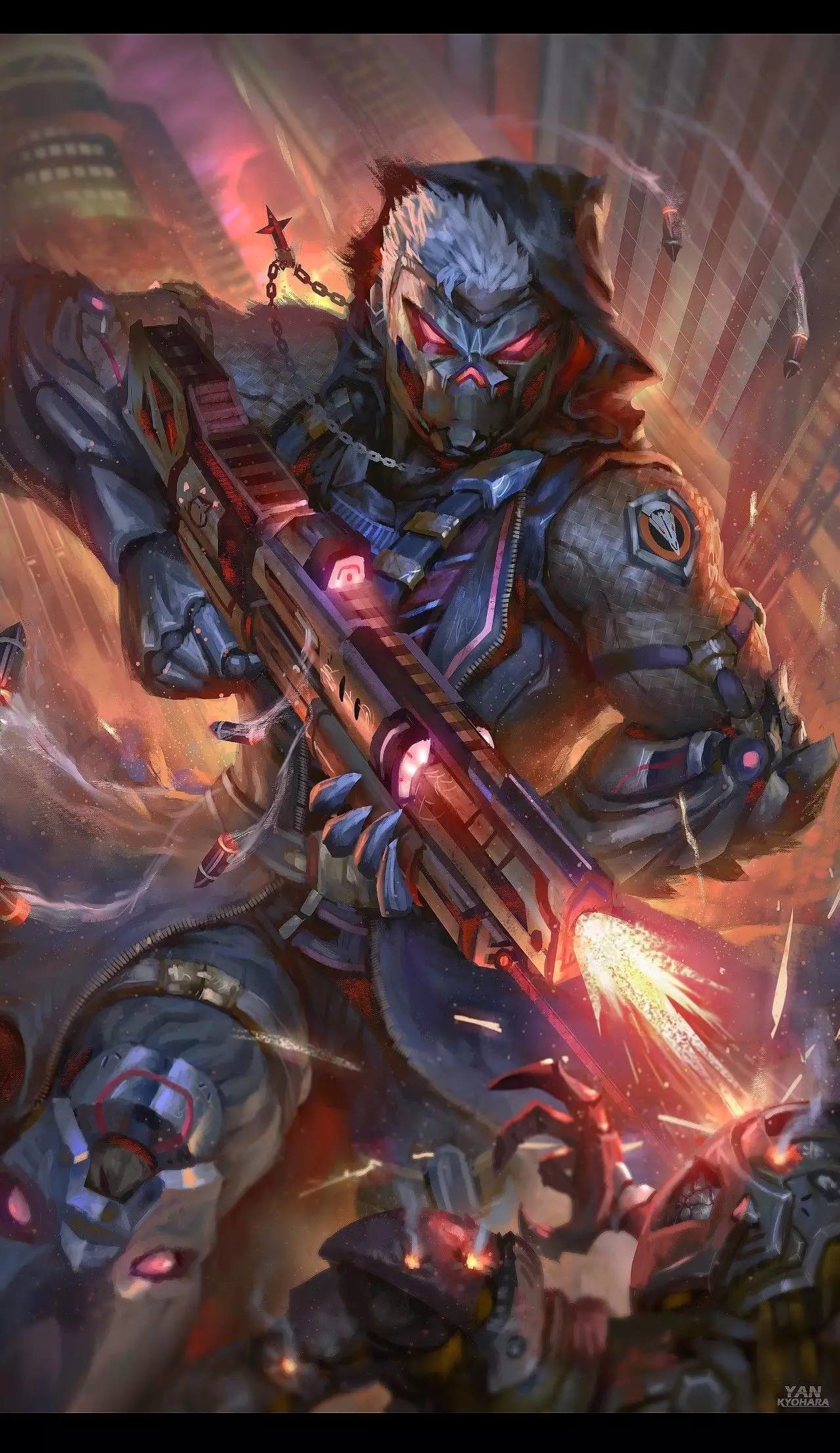 又酷又狂野的人物插画,插画狂野