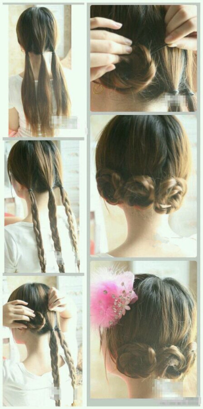 编发造型教程每日一招,教你编发小技巧打造出门造型