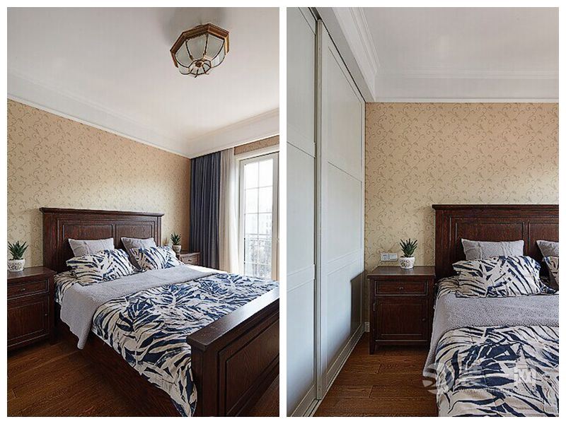 华侨城120平美式装修,装修效果图华侨城简约现代武汉