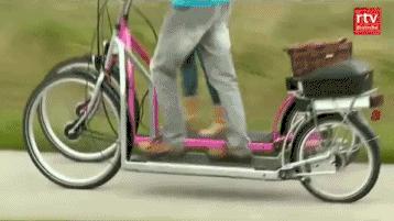 荷兰人骑的自行车,荷兰人发明无人驾驶自行车