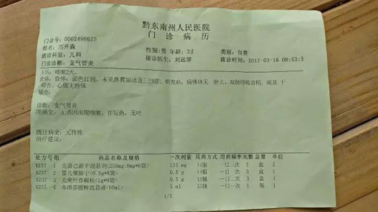 黔东南州医疗费用,黔东南州医院费用