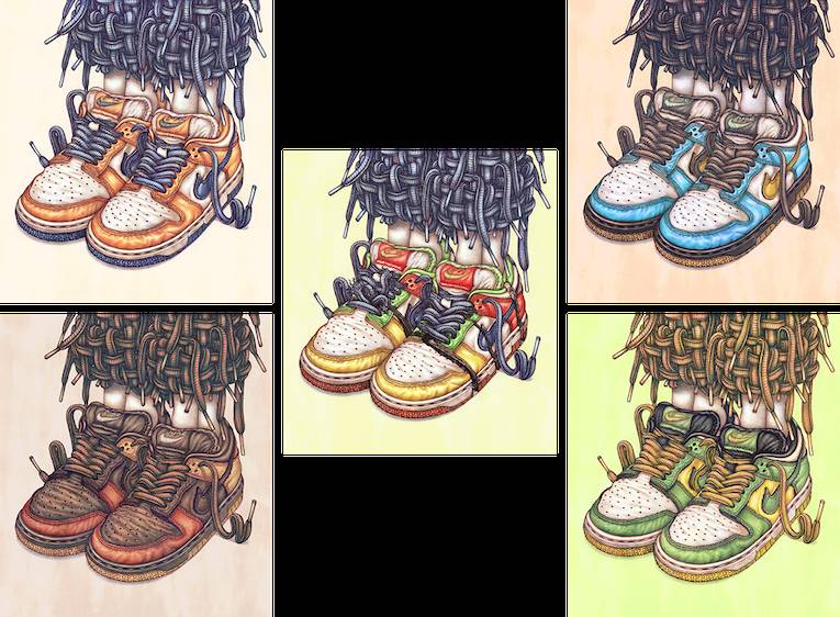 怎么样画耐克,耐克要怎么画才好看