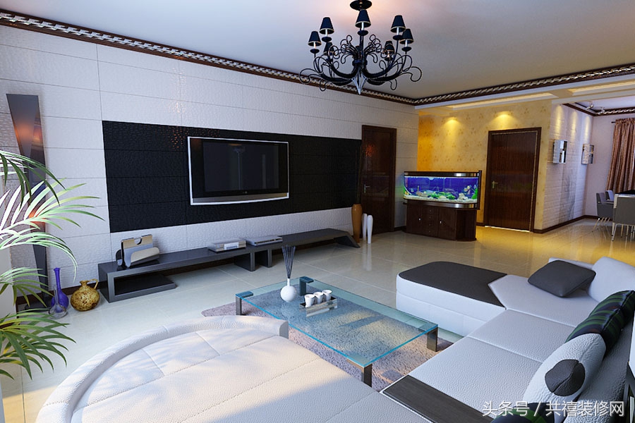 小户型装修效果图90平混搭,中法混搭风格装修小户型