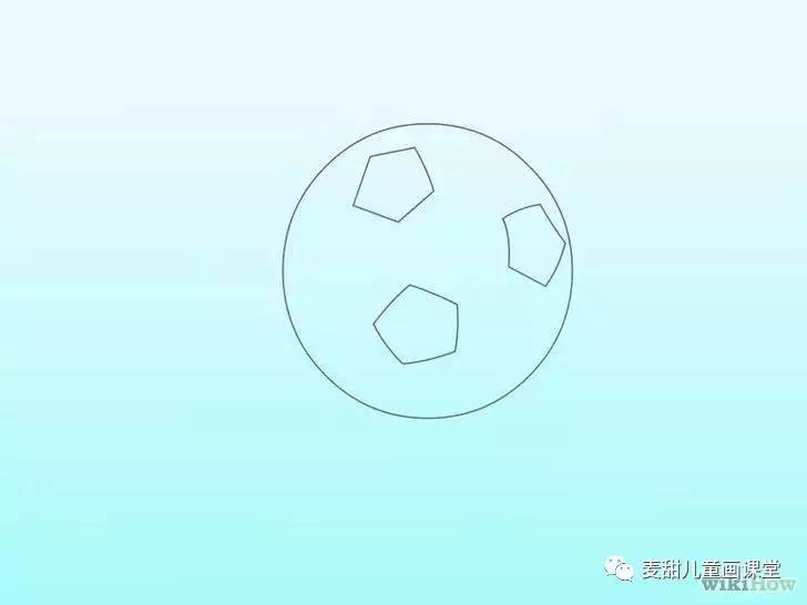 关于足球的画法,足球的画法和技巧