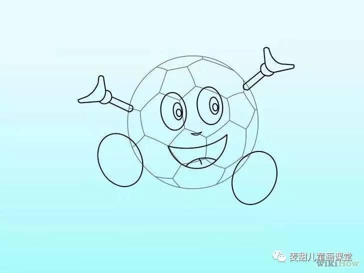 足球的画法和技巧,足球各种画法