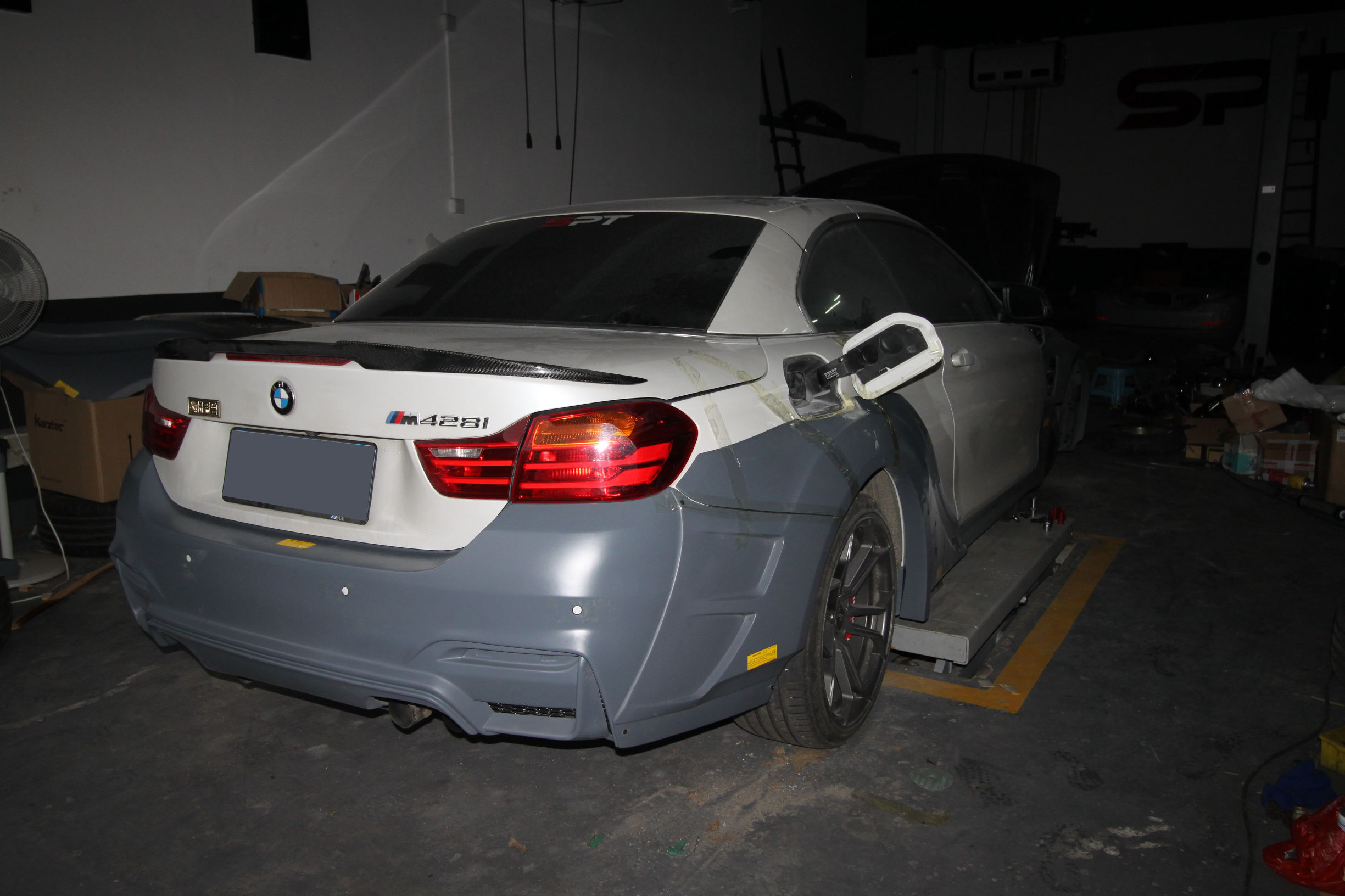 全新宝马4系两门轿跑改装,宝马4系硬顶改装黑武士