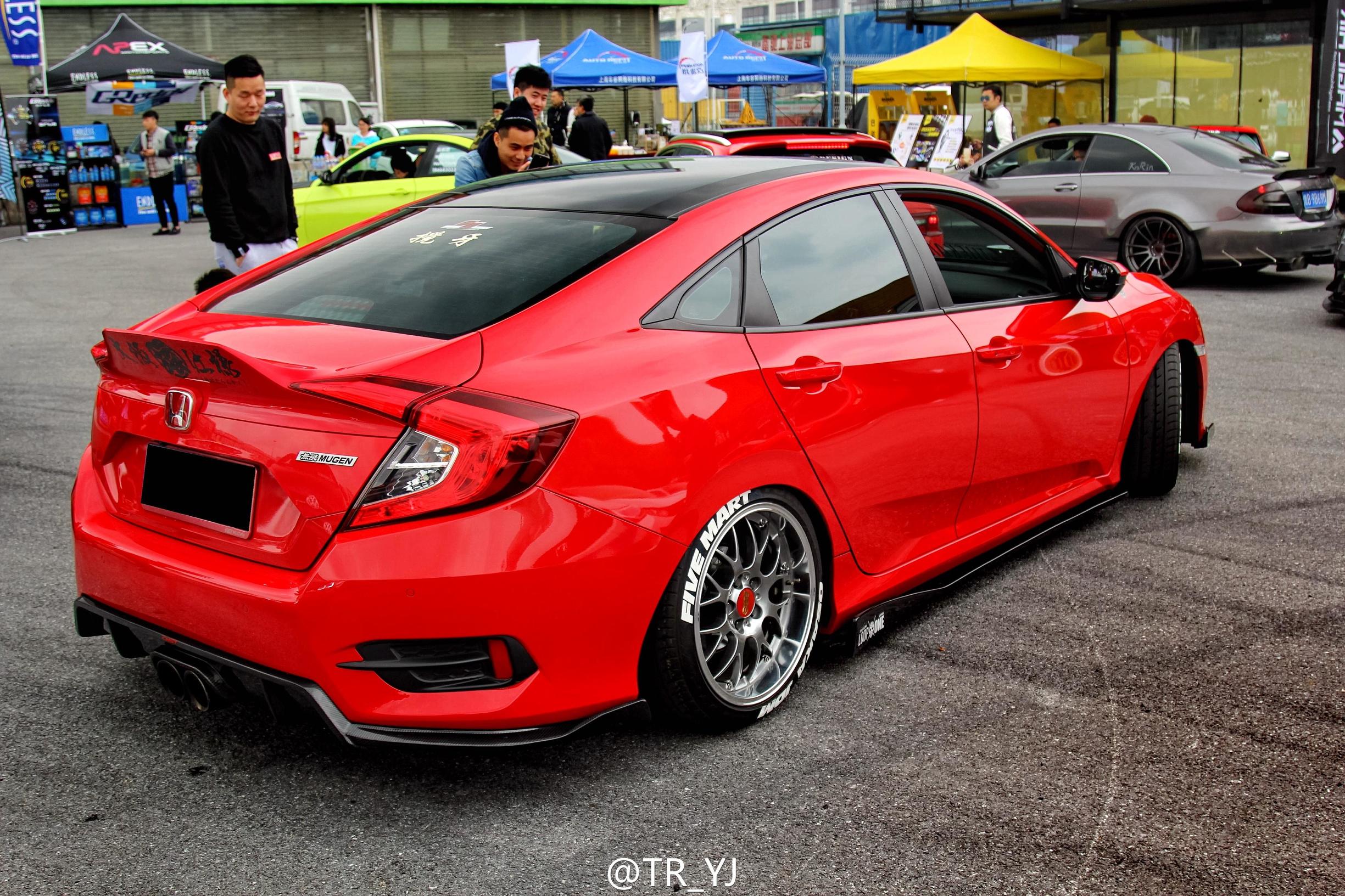 改装最好看的白色10代思域,改的最好看的十代思域