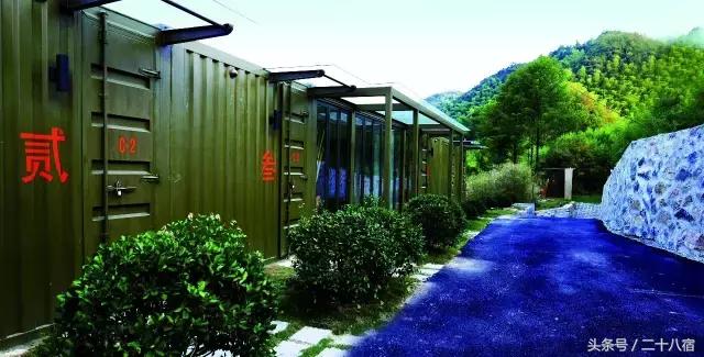 集装箱民宿散发艺术魅力,创意民宿集装箱房