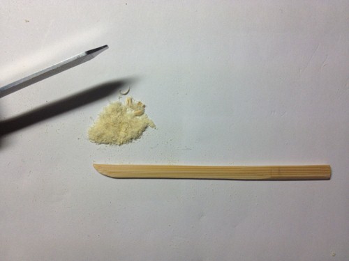 竹筷子制作迷你武士刀,用一次性筷子做武士刀