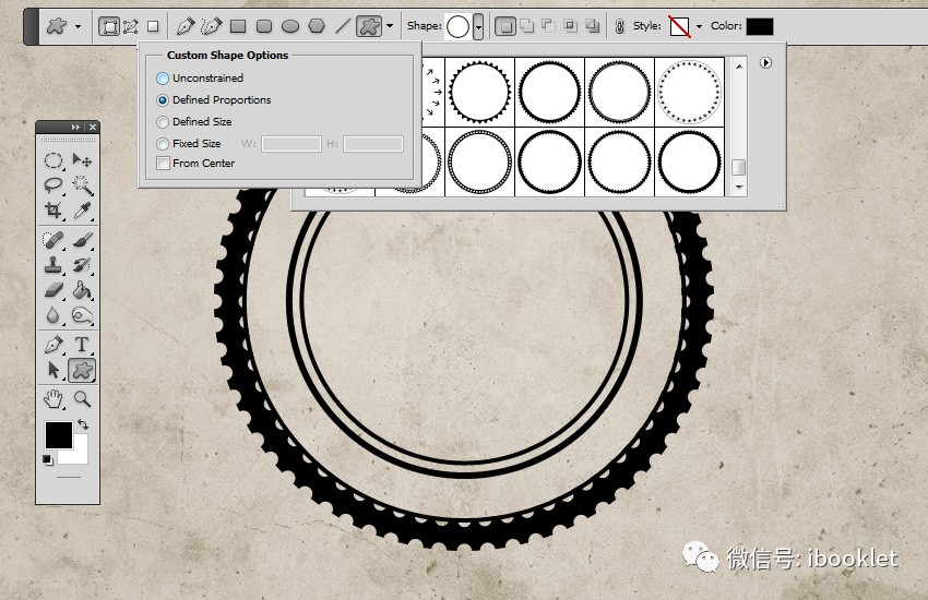 如何在Photoshop中创建橡皮图章效果