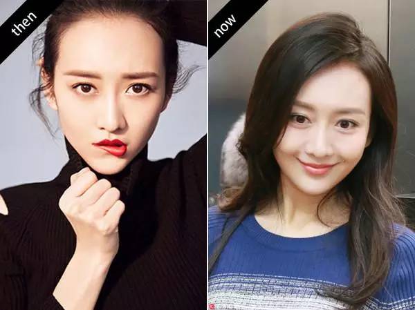 刘亦菲海鸥眉怎么修,刘亦菲的三个不同妆容