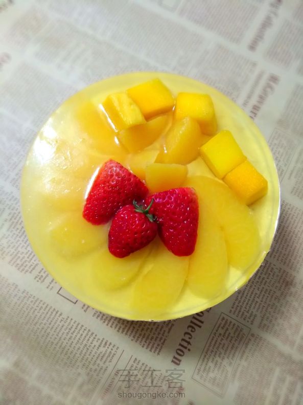 芒果超浓郁的慕斯～