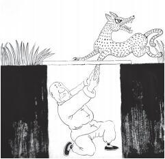 文化沧州｜仲植《九河下梢的动物》