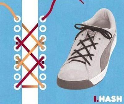 旅游鞋鞋带的24种系法,花样穿鞋带100种视频