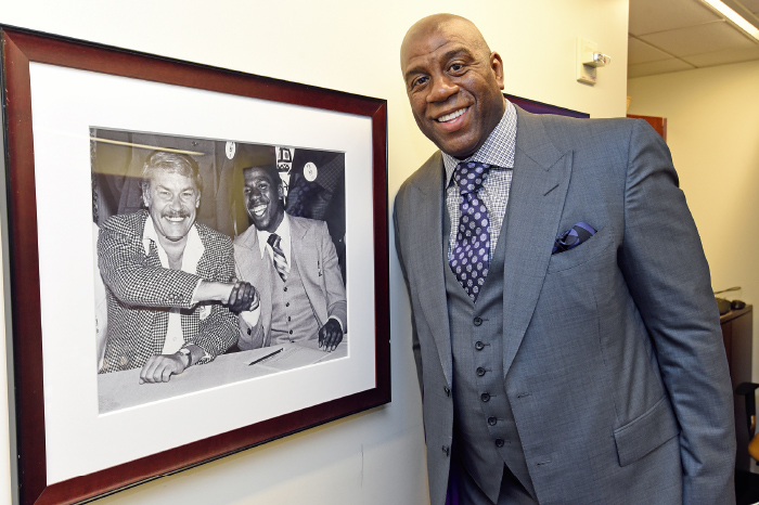 约翰逊湖人王朝,约翰逊在湖人队有多强