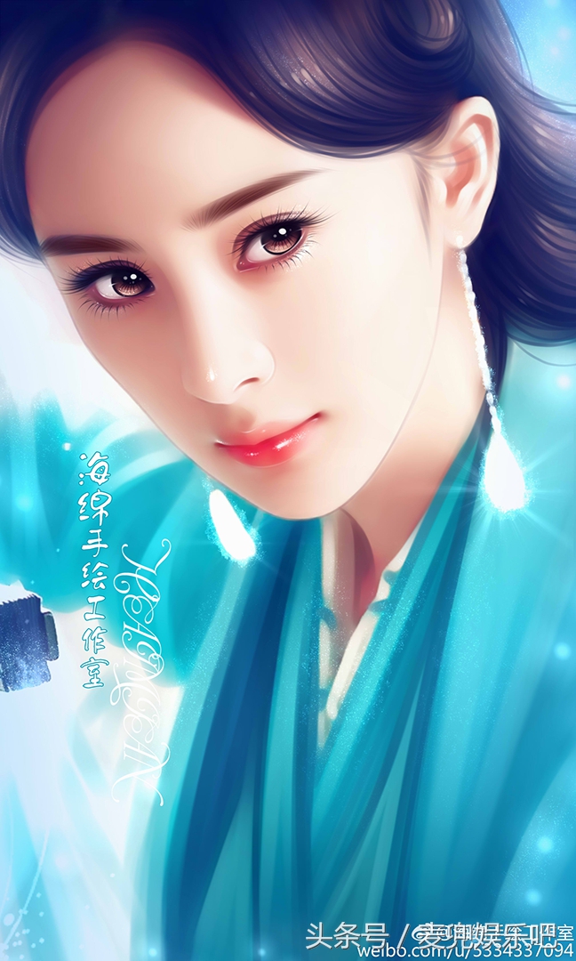 最惊艳的女星手绘图，你最喜欢谁的呢