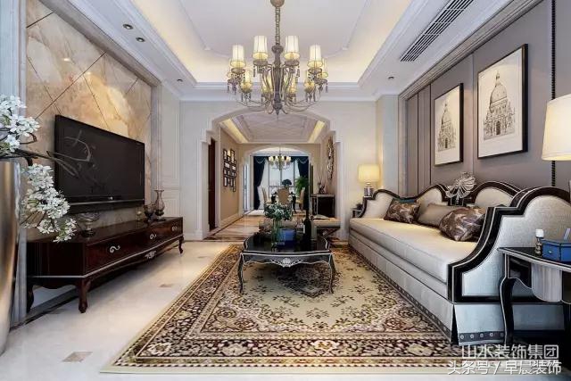 650平米绿城玫瑰园装修效果图,山水装饰集团高端设计