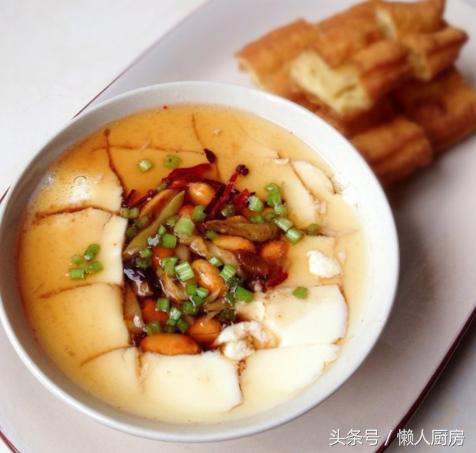 吃剩的豆花做成豆腐脑,零失败商用的豆腐脑