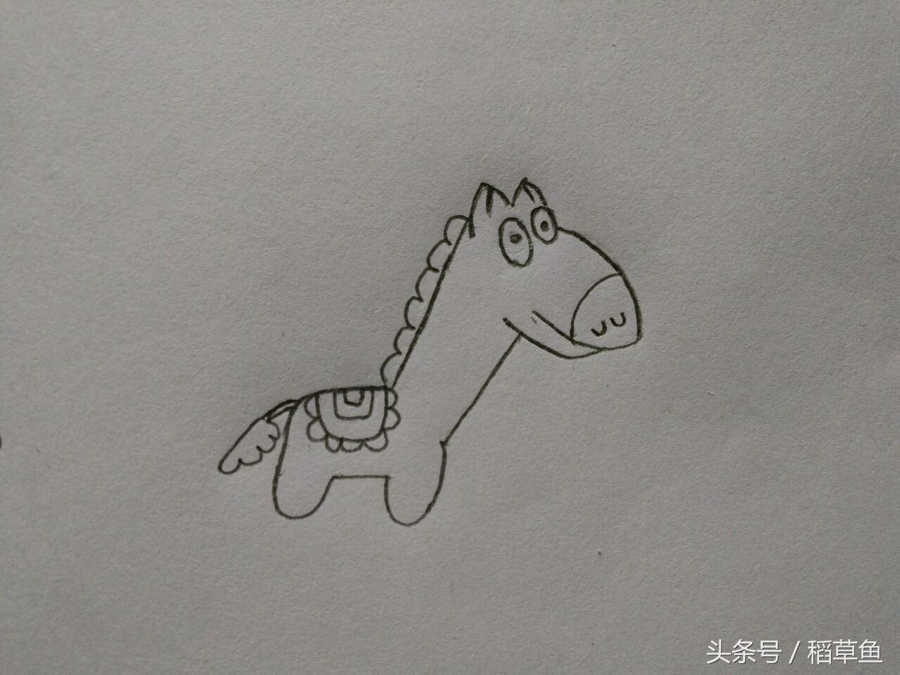 12生肖完整图片马的简笔画,12生肖中的狗简笔画怎么画