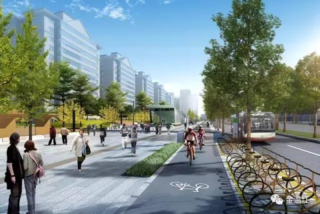 光华路改造规划效果图,光华大道建设