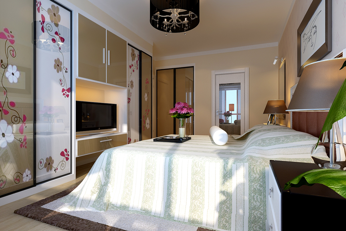 济南文华园130平旧房翻新简欧风格装修设计