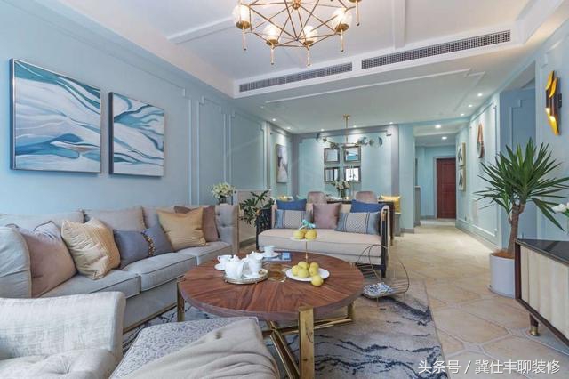 新房石膏线条装修现代简约,背景墙石膏线条装修效果图