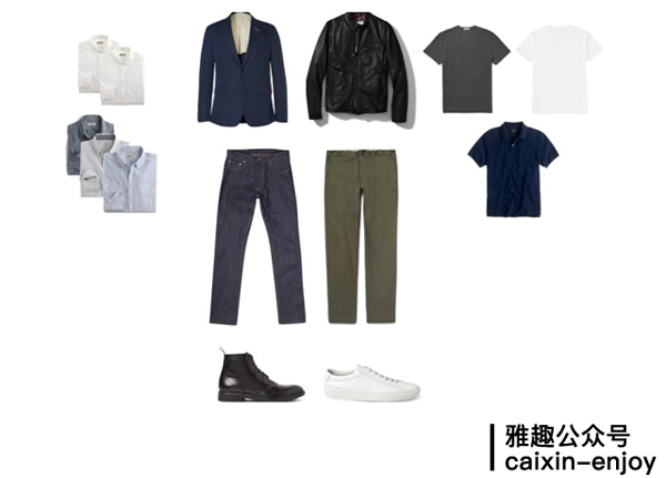 男士们你们有几套衣服,衣柜里有什么衣服就够了