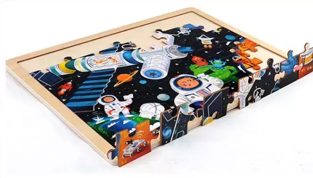 3-6岁木质儿童拼图早教智力开发,toi益智早教拼图