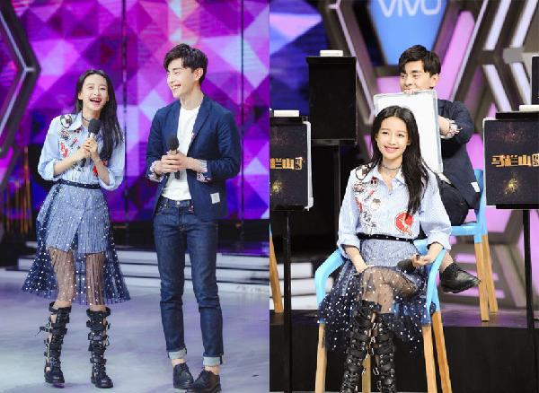 袁姗姗娜扎撞衫谁更美你说了算,袁姗姗周冬雨