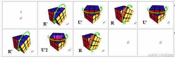 三阶魔方第三层公式图解,4x4魔方新手入门公式图解