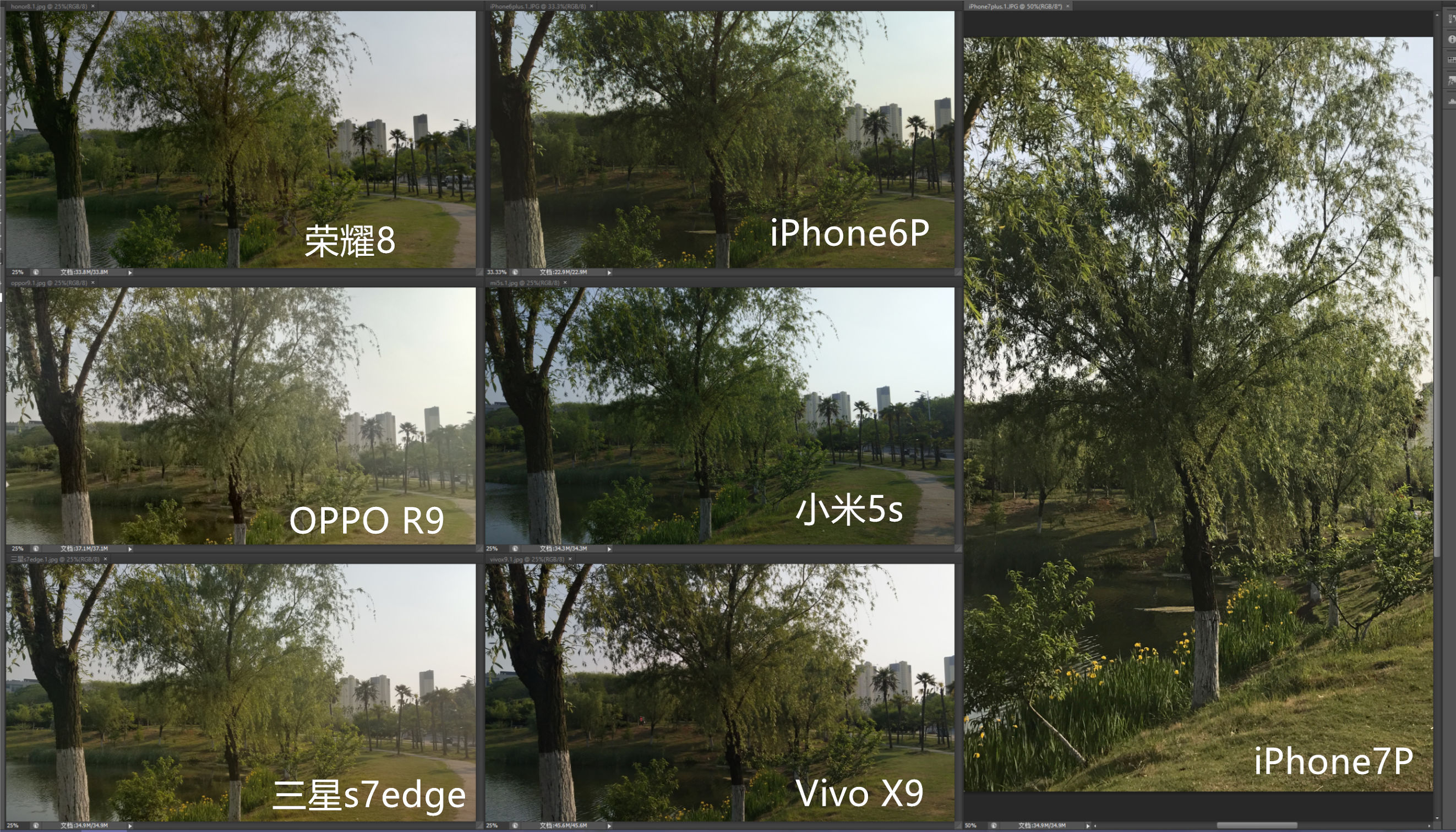 三代机皇拍照对比测试,各大旗舰机拍照对比