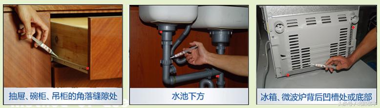 杀蟑胶饵蟑螂药使用方法,蟑螂药杀蟑胶饵