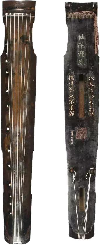 中国历代古琴图片大全,中国古琴图谱