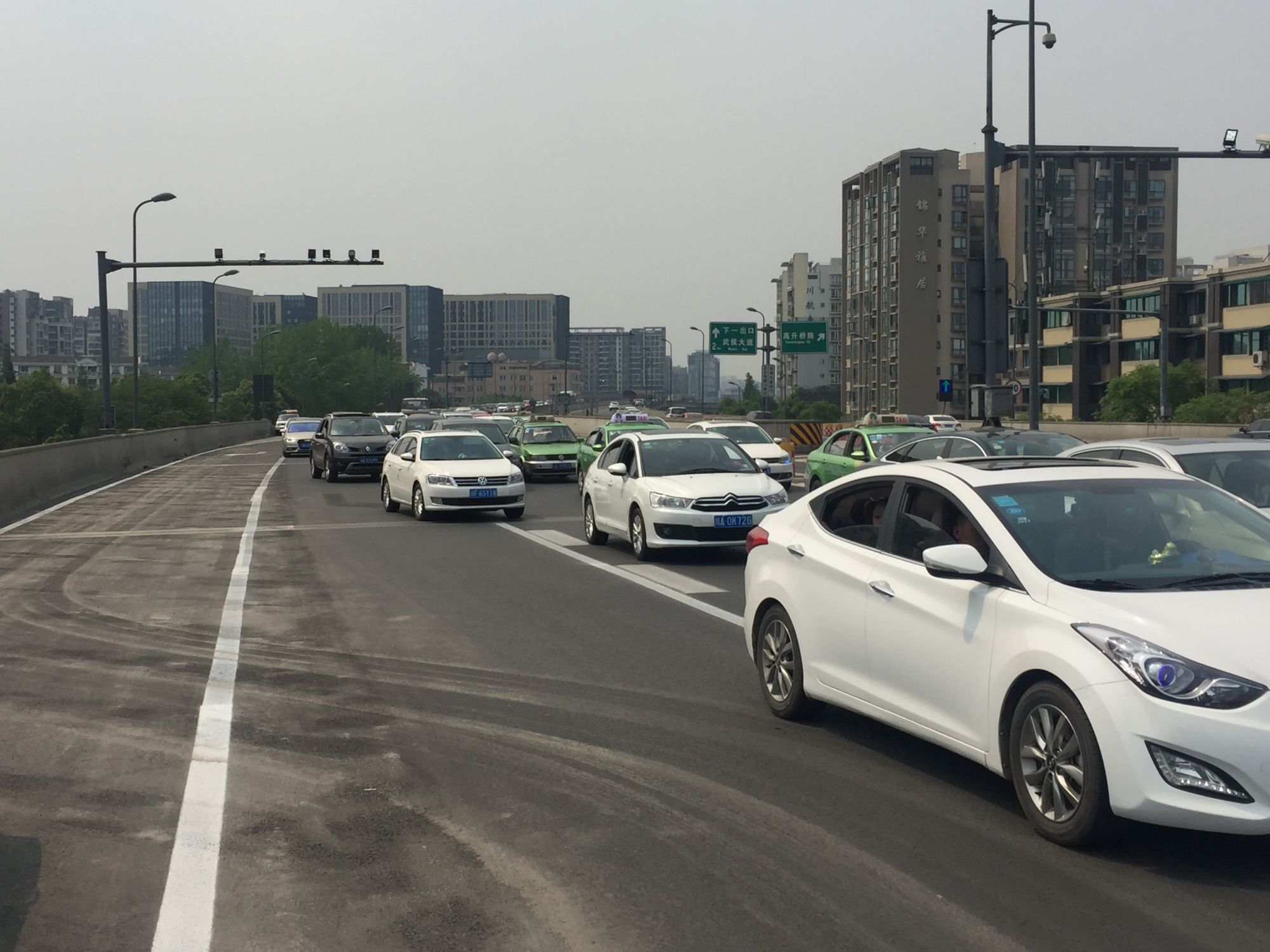 神仙树高架开通首日走错路的不少记住这几点少走弯路