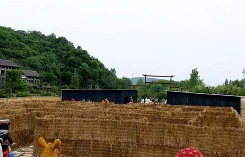 信阳稻草人乐园,信阳郝堂村稻草人