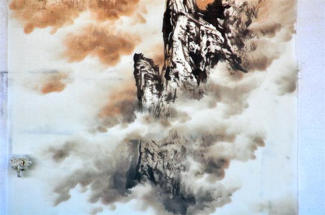 曾刚彩墨山水画技法60分钟视频,曾刚彩墨山水构图示范