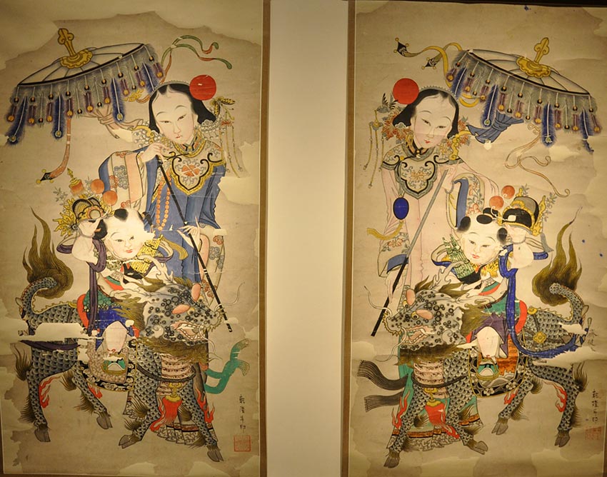 中国民间传统年画总结,中国年画大全民间