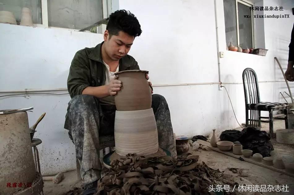 大唐钧窑手工打造钧瓷,钧瓷入窑烧制前欣赏