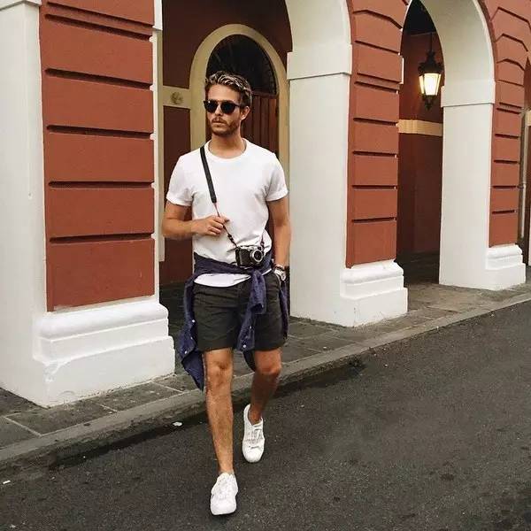夏天短裤怎么穿才不像大叔,短裤穿起来不好看