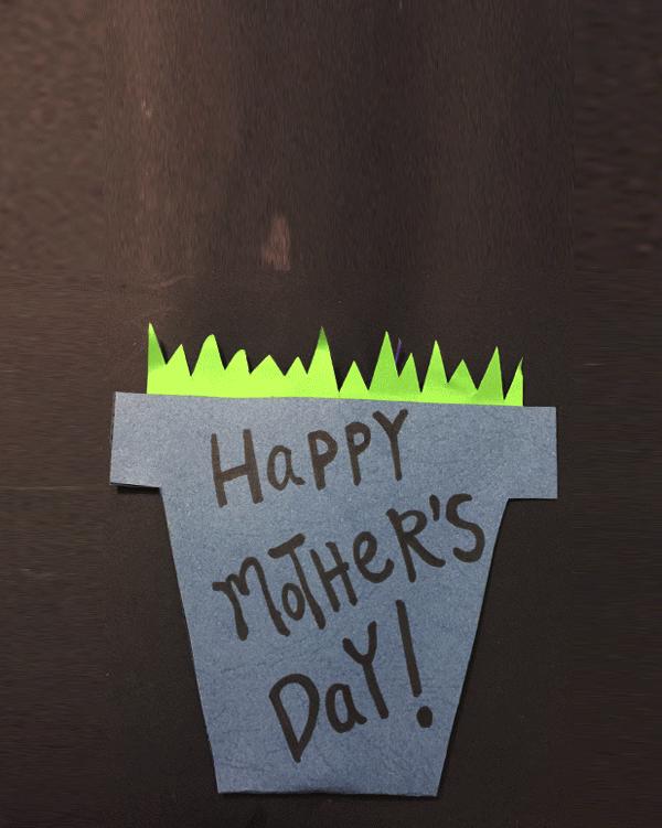 母亲节用小卡纸做贺卡手工制作,母亲节卡片手工制作小花朵