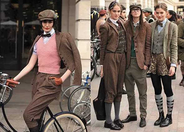 你怎么穿得像格利高里·派克？因为要参加复古骑行派对啊！